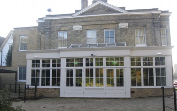 Extension of Banyers Hotel, Grade 2 listed building in Royston