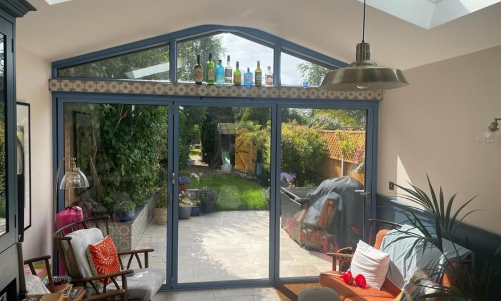 Rear extension in steel and timber frame, Hitchin | Hertfordshire ...
